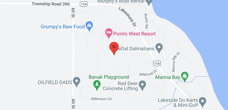 map of 116 Points West Drive